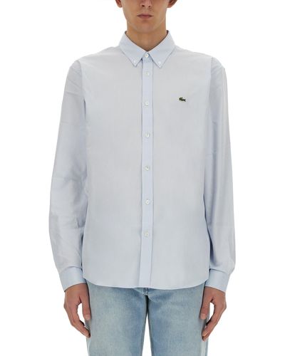 Lacoste Shirt With Logo - Gray