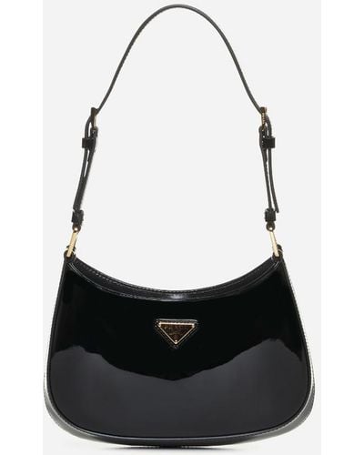 Prada Cleo Leather Bag - Black
