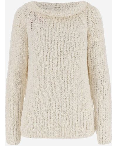 Wild Cashmere Silk Sweater - Natural