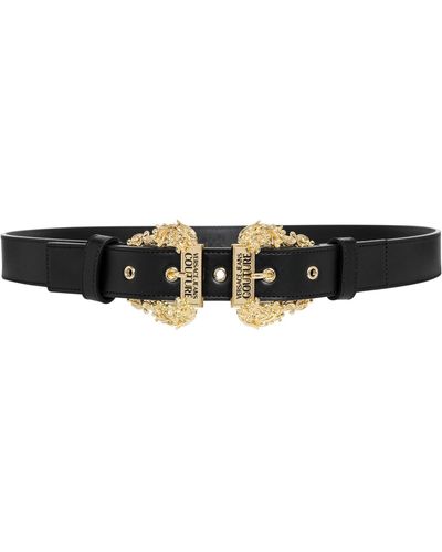 Versace Leather Belt - Black