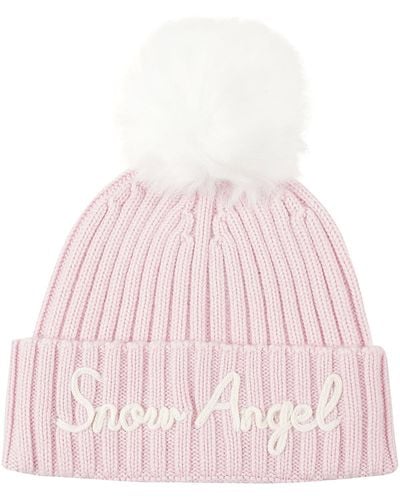 Mc2 Saint Barth Wengen Snow Angel Beanie - Pink