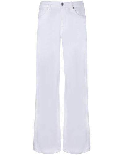 7 For All Mankind Tess Tencel Jeans - White
