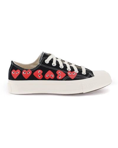 COMME DES GARÇONS PLAY Multi Heart Converse X Low-Top Sneakers - White
