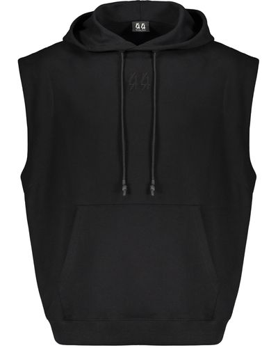 44 Label Group Sleeveless Sweatshirt - Black