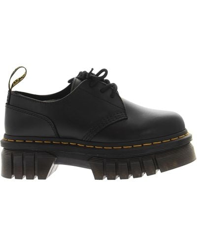 Dr. Martens Audrick - Leather Platform Shoe - Black