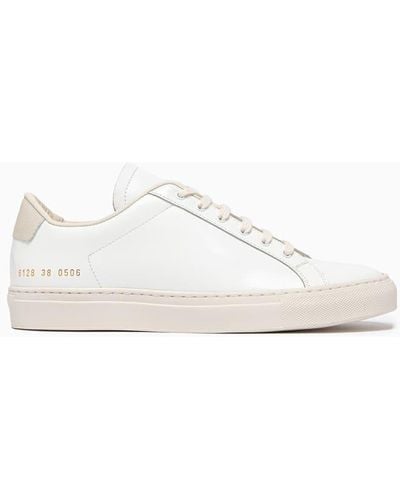 Common Projects Retro Gloss Trainers 6128 - White