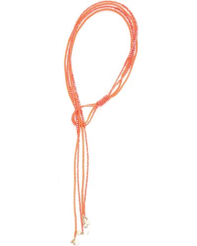 Lorena Antoniazzi Beaded Necklace - Orange