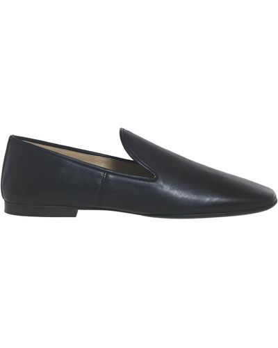 Lemaire Low-heel Square Toe Loafers - Brown