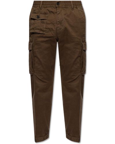 DSquared² Pants With Pockets - Brown