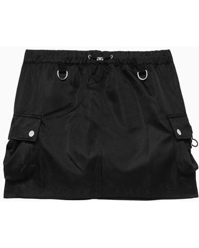 Coperni Cargo Mini Skirt - Black