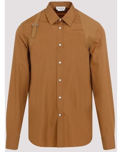 Alexander McQueen Harness Shirt - Brown