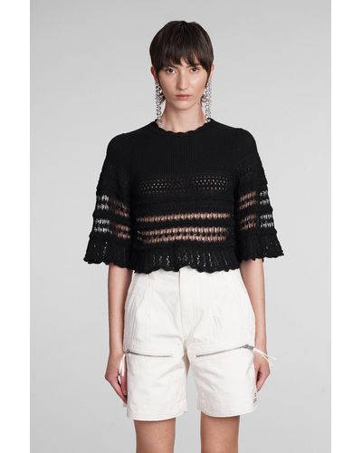 Isabel Marant Frizy Knitwear - Black