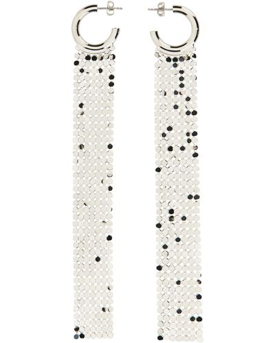 Rabanne Pixel Earrings - White