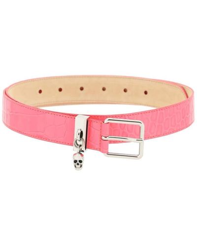 Alexander McQueen Belts - Pink