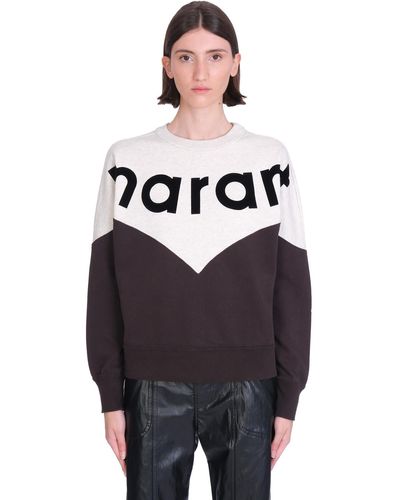 Isabel Marant Houston Sweatshirt In Black Cotton