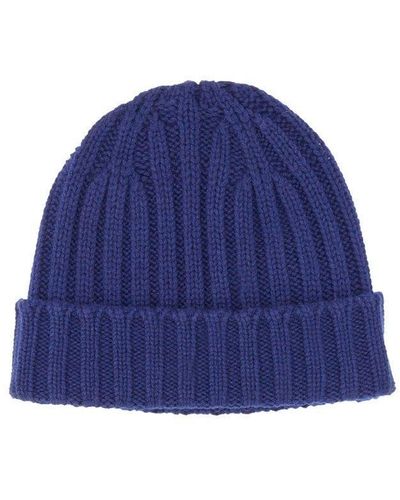 Aspesi Beanie Hat - Blue
