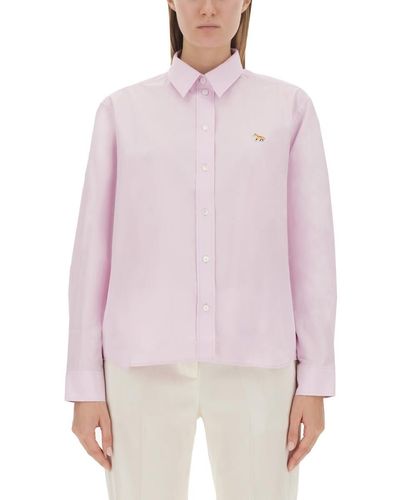Maison Kitsuné Baby Fox Shirt - Pink