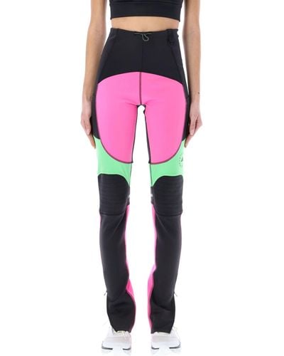 adidas By Stella McCartney Colour-block High-waisted Leggings - Pink