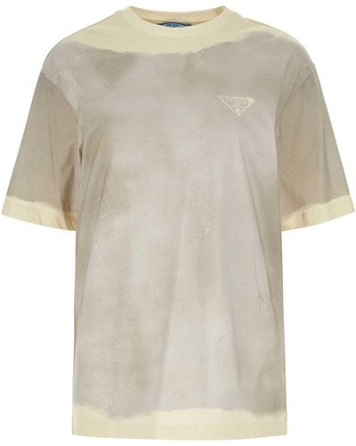 Prada Cotton T-Shirt - White