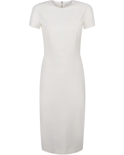 Victoria Beckham Fitted T-Shirt Dress - White