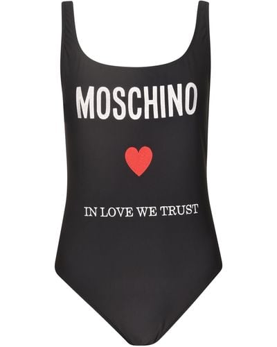 Moschino In Love We Trust Bodysuit - Black