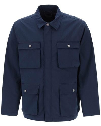 Ksubi 'detonate' Technical Cotton Jacket - Blue