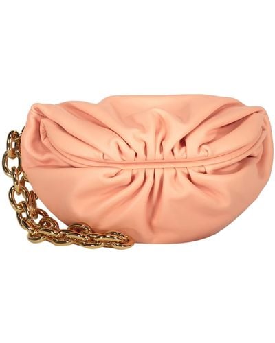 Bottega Veneta The Pouch Mini Leather Belt Bag - Pink