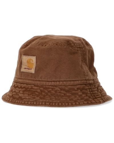 Carhartt Wip Bayfield Faded Tamarind Bucket Hat - Brown