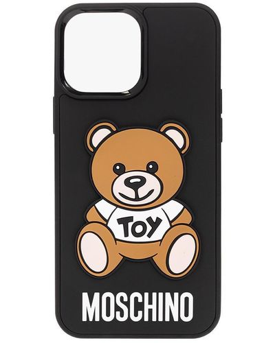 Moschino Teddy Bear Iphone 13 Pro Max Case - Black