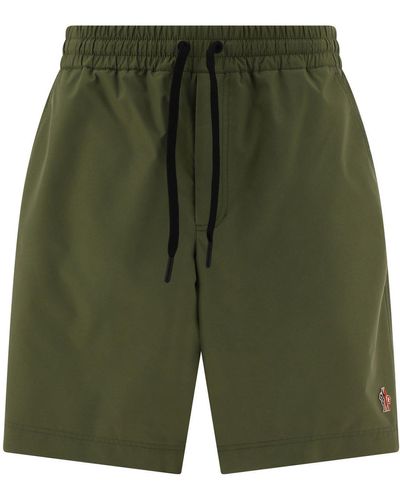 3 MONCLER GRENOBLE Gore-Tex Shorts - Green