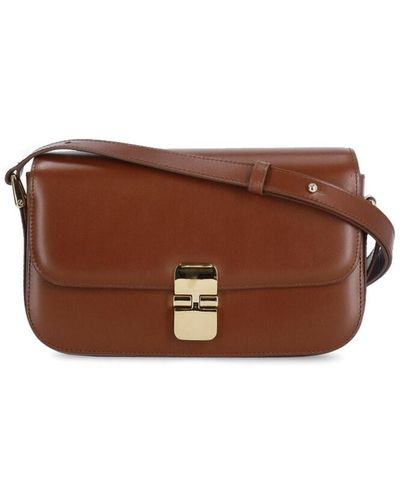 A.P.C. Grace Bag - Brown