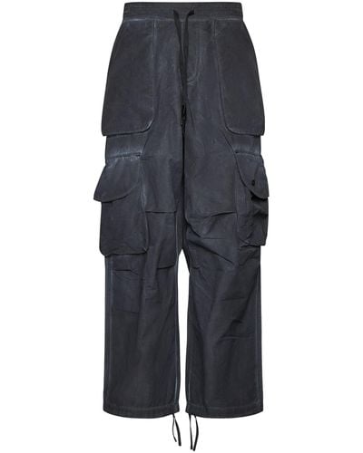 A PAPER KID Trousers - Blue
