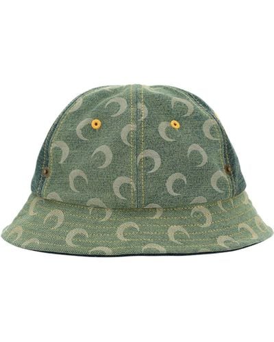 Marine Serre Bucket Hat - Green