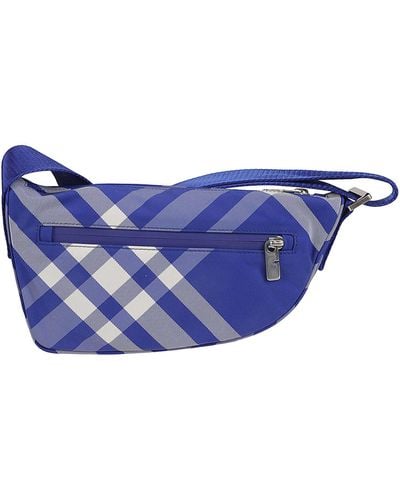 Burberry Shield Shoulder Bag - Blue