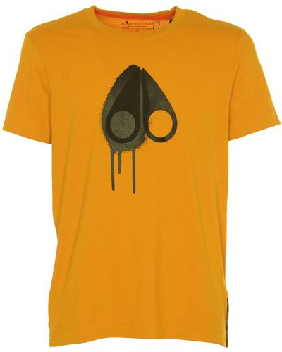 Moose Knuckles T-shirts And Polos Orange