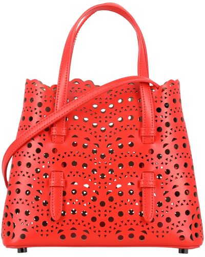 Alaïa Mina 20 Bag - Red