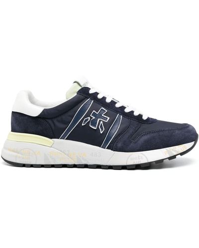 Premiata Lander Low-Top Sneakers - Blue