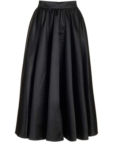 Patou Volume Maxi Skirt - Black