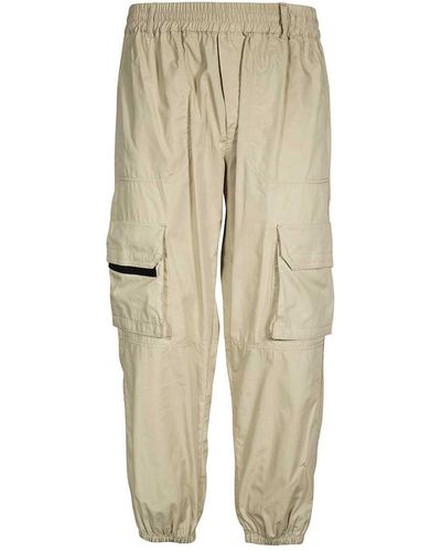 44 Label Group Cotton Cargo-Trousers - Natural