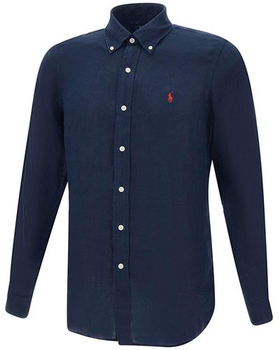Polo Ralph Lauren Classics Linen Shirt - Blue