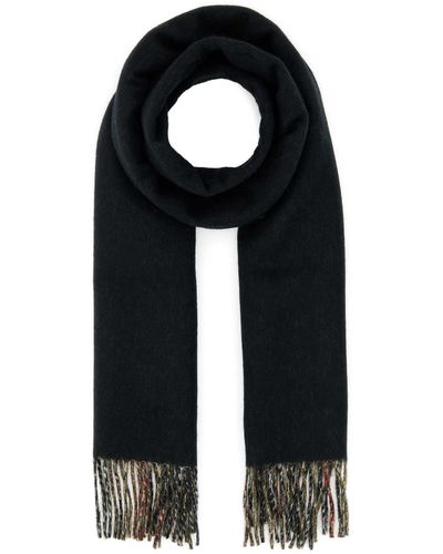 Burberry Cashmere Reversible Scarf - Black