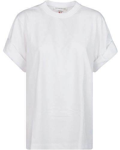 Victoria Beckham Relaxed Fit T-Shirt - White