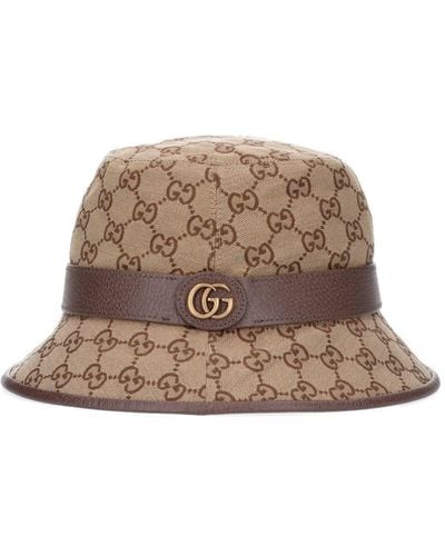 Gucci gg Fedora Hat - Brown