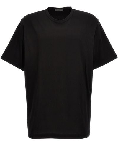 Yohji Yamamoto Crew-Neck T-Shirt - Black