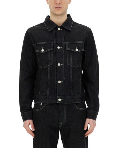 Helmut lang zip denim on sale jacket