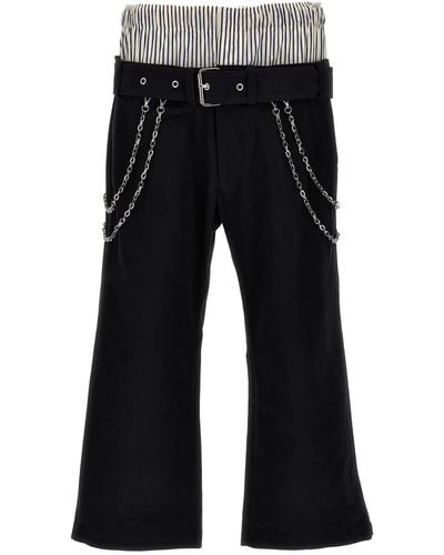 Bluemarble Double Layered Boxer Pants - Black