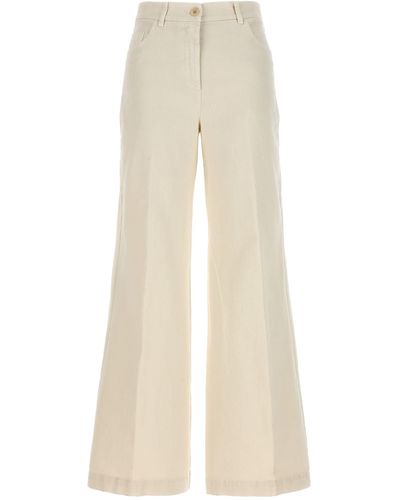 Nude Cargo Trousers - Natural