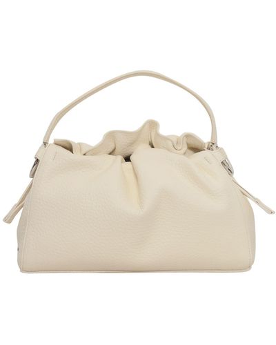Orciani Cream Handbag - Natural