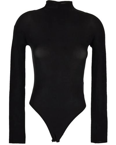 Alaïa High Neck Body - Black