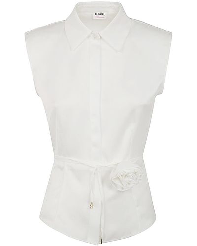 Blugirl Blumarine Sleeveless Shirt - White
